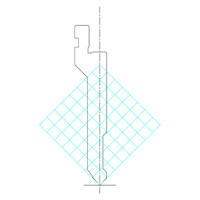 blade 2 Punch Angle 84 R 0.5 mm. 